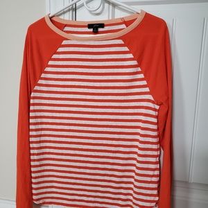 J Crew long-sleeve baseball tee